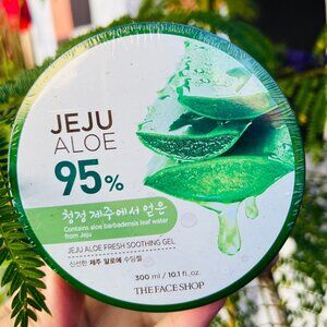 Jeju Aloe 95% Fresh Soothing Moisturizing After-Sun care Gel, Korea 300 ml